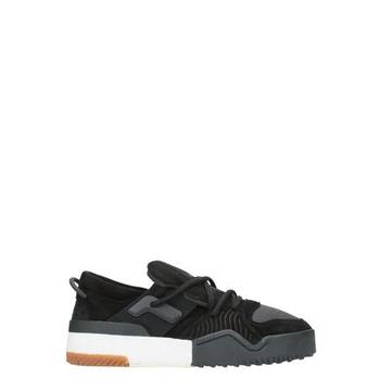 Adidas Original by Alexader Wang Bball Low Leather And Suede Black Sneakers