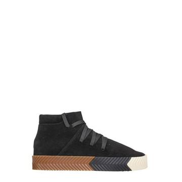 Adidas Original by Alexander Wang Skate Mid Black Suede Sneakers