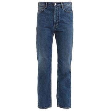 Blå Konst Log low-rise kick-flare jeans