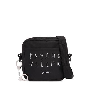 "PSYCHO KILLER"纯棉斜纹单肩包