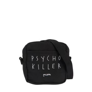 "PSYCHO KILLER"纯棉斜纹单肩包