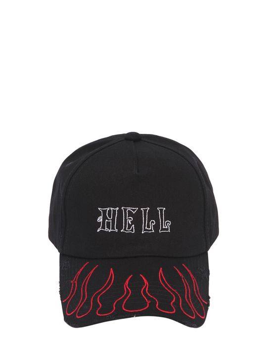 "HELL"破洞棒球帽展示图