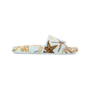 seashell printed slippers