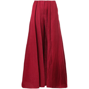 skirt overlay trousers