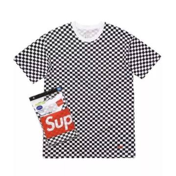 Hanes Checkered T Shirt
