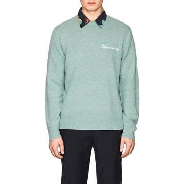 Victor Embroidered Wool Sweater
