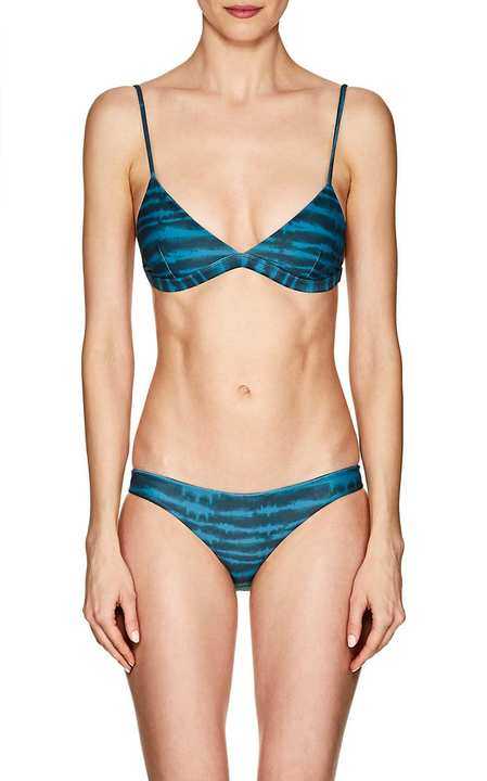 Belize Striped Bikini Top展示图