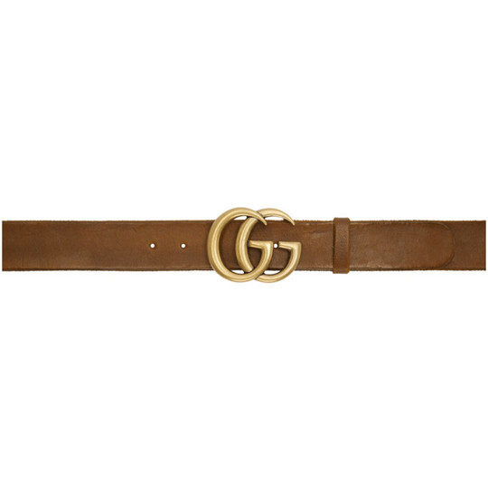 Brown GG Toscano Belt展示图