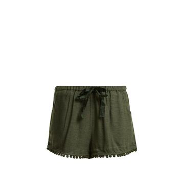 Maja tassel-hem silk-blend shorts