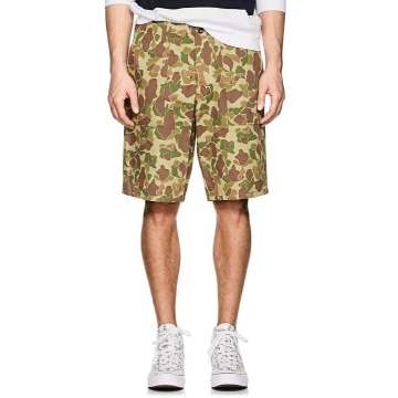 Camouflage Cotton Twill Field Shorts