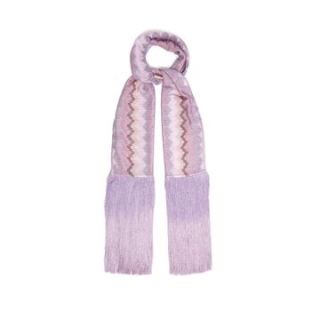 Fringe-trimmed scarf