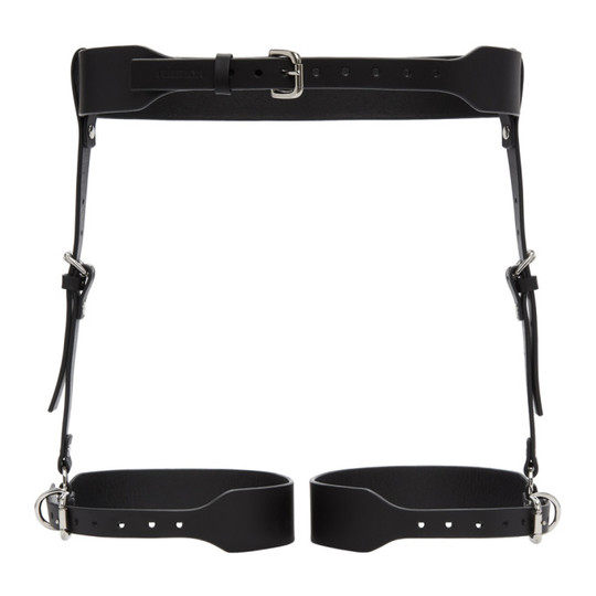 Black Suspender Garter Harness Belt展示图