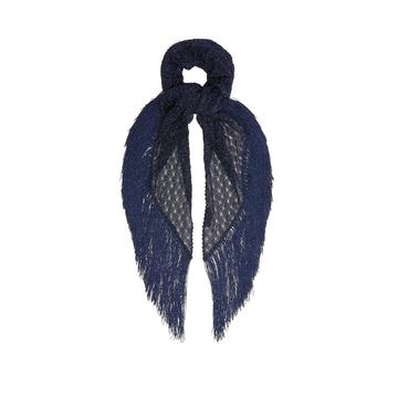 Fringe-trimmed scarf