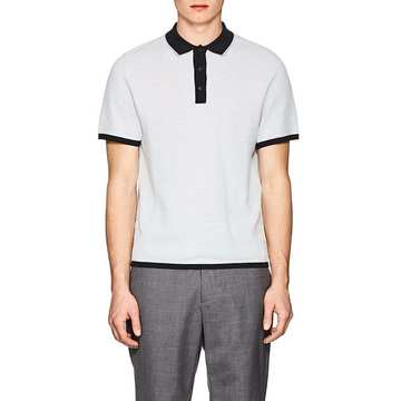 Finn Striped Cotton-Blend Polo Shirt