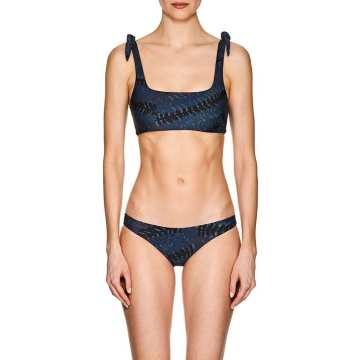 Jamaica Fern-Print Bikini Top