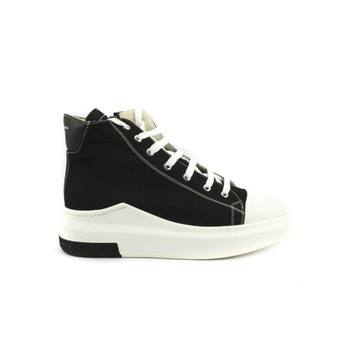 Black Leather Sneaker