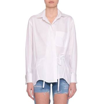 Forte Couture Cotton Wrap Shirt