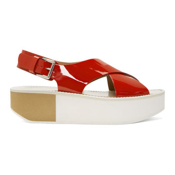 Red Patent Malabis Sandals