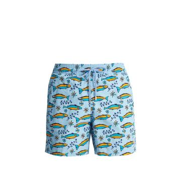 Sardine-print swim shorts