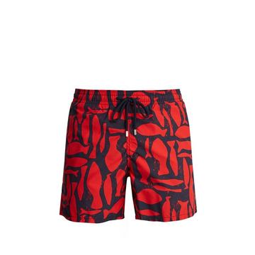 Moorea Silex Fishes-print swim shorts