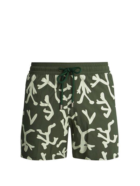 Moorise Danse du Feu-print swim shorts展示图