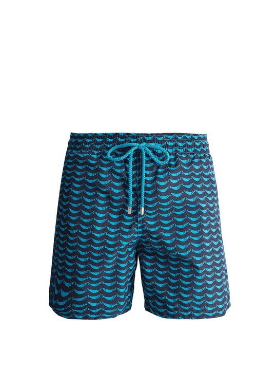 Poissons Hamac-print swim shorts展示图