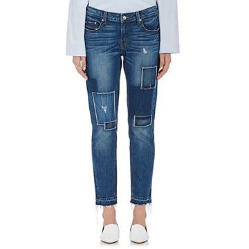 Mila Patchwork Boyfriend Jeans