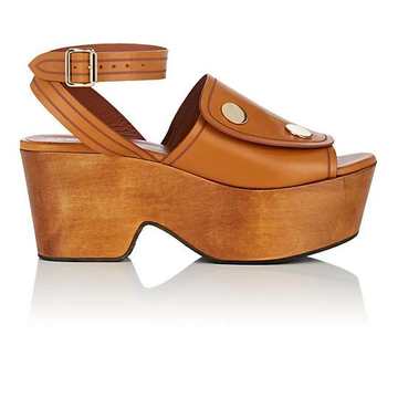 Zaria Leather Platform Sandals