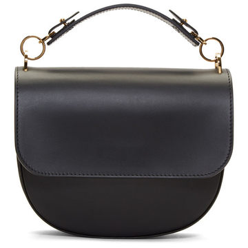 Black Medium Bow Bag