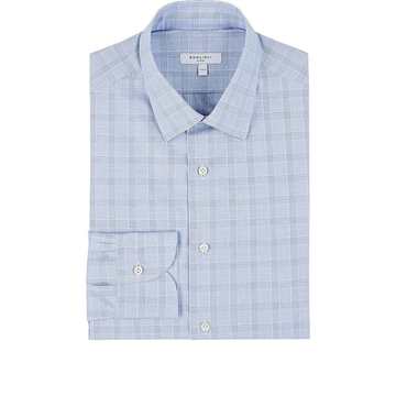 Checked Cotton Dress Shirt