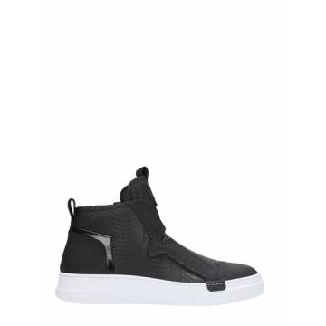 Bruno Bordese Byke Black Leather Sneakers