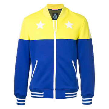 star print sweat jacket