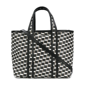 cube print tote bag