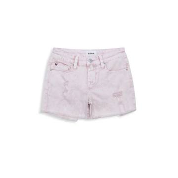 Little Girl's &amp; Girl's Pink Acid Jean Shorts
