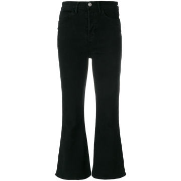 flared cropped Hudson jeans