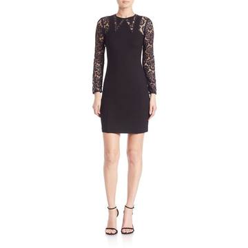 Lace Jersey Dress