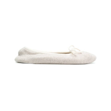 contrast trim slippers