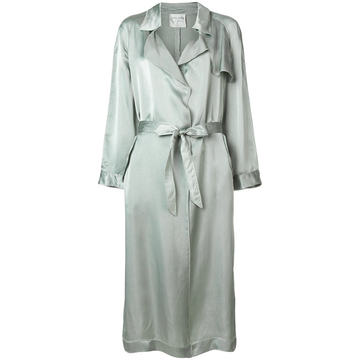 satin trench coat