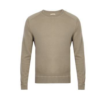 Crew-neck cashmere sweater