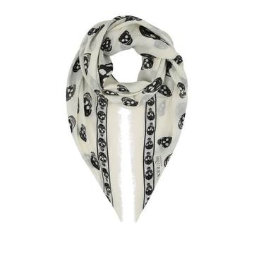 Chiffon Skull Scarf