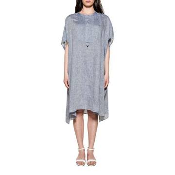 Light Blue Linen Dress