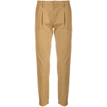 casual cropped chinos