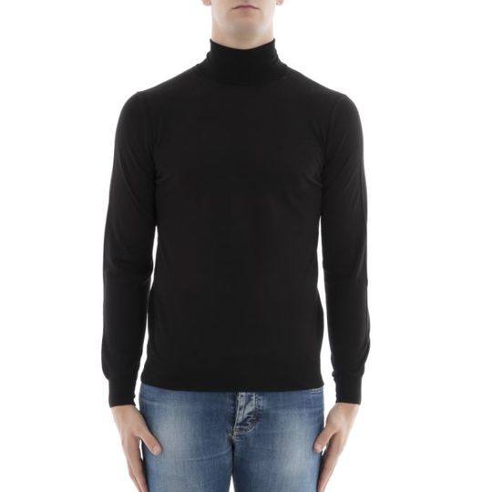 Black Wool Turtleneck展示图