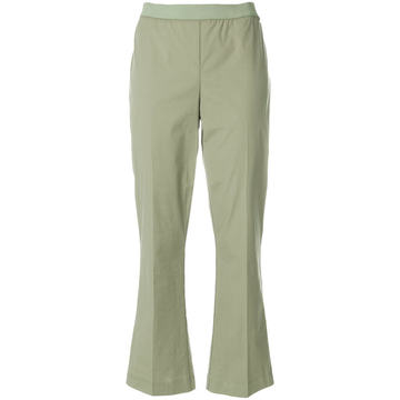 cropped flared trousers