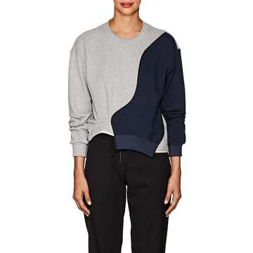 Patchwork Cotton French Terry Sweatshirt