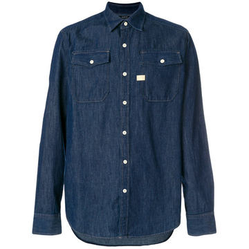 pocket denim shirt