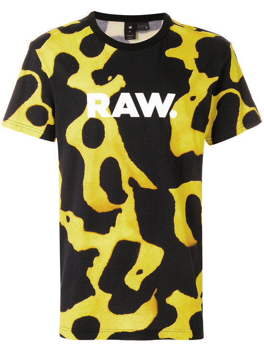 raw print T-shirt展示图