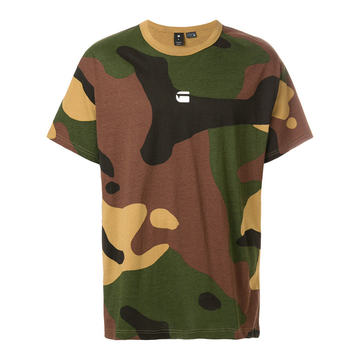 camouflage print T-shirt