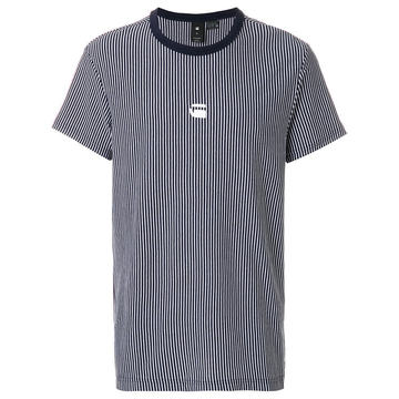 striped fitted T-shirt