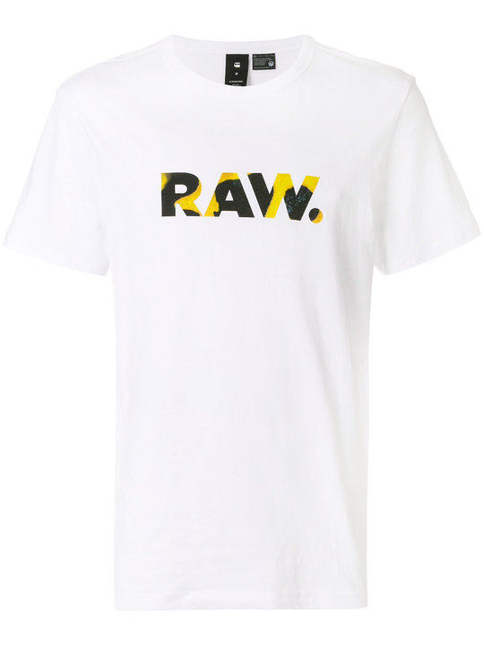 raw print T-shirt展示图